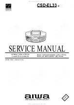 Preview for 1 page of Aiwa CSD-EL33 Service Manual