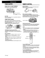 Предварительный просмотр 4 страницы Aiwa CSD-EL50 Operating Instructions Manual