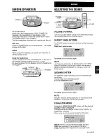 Предварительный просмотр 5 страницы Aiwa CSD-EL50 Operating Instructions Manual