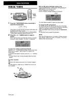 Предварительный просмотр 6 страницы Aiwa CSD-EL50 Operating Instructions Manual