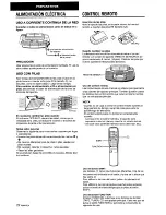 Предварительный просмотр 22 страницы Aiwa CSD-EL50 Operating Instructions Manual