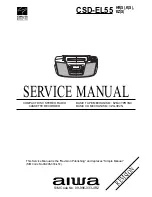 Aiwa CSD-EL55 Service Manual preview