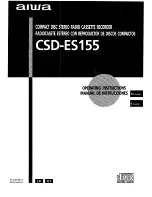 Aiwa CSD-ES155 Operating Instructions Manual preview