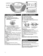 Предварительный просмотр 4 страницы Aiwa CSD-ES155 Operating Instructions Manual