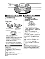 Предварительный просмотр 4 страницы Aiwa CSD-ES365 Operating Instructions Manual