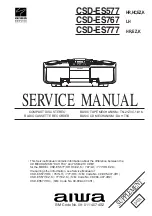 Aiwa CSD-ES577 Service Manual preview