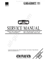 Preview for 1 page of Aiwa CSD-ES977 Service Manual