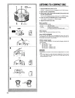 Предварительный просмотр 10 страницы Aiwa CSD-EX110 Operating Instructions Manual