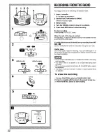 Предварительный просмотр 22 страницы Aiwa CSD-EX110 Operating Instructions Manual