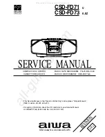 Aiwa CSD-FD71 Service Manual preview