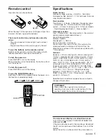 Предварительный просмотр 5 страницы Aiwa CSD-FD88 Operating Instructions Manual