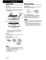 Предварительный просмотр 4 страницы Aiwa CSD-MD5 Operating Instructions Manual