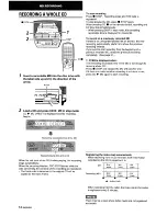 Предварительный просмотр 14 страницы Aiwa CSD-MD5 Operating Instructions Manual