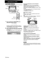 Предварительный просмотр 36 страницы Aiwa CSD-MD5 Operating Instructions Manual