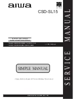 Aiwa CSD-SL15 Service Manual preview