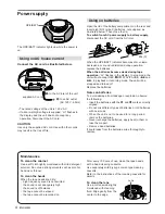 Preview for 4 page of Aiwa CSD-TD55 Operating Instructions Manual