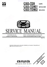 Aiwa CSD-TD901 Service Manual preview