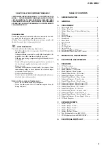 Preview for 3 page of Aiwa CSD-XD51 Service Manual