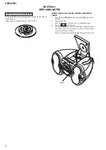 Preview for 4 page of Aiwa CSD-XD51 Service Manual