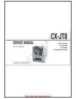 Предварительный просмотр 1 страницы Aiwa CX-JT8 Service Manual