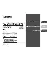 Предварительный просмотр 1 страницы Aiwa CX-LEM30 Operating Instructions Manual