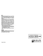 Предварительный просмотр 18 страницы Aiwa CX-LM191 Operating Instructions Manual