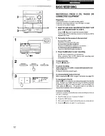 Предварительный просмотр 29 страницы Aiwa CX-N2700u Operating Instructions Manual