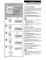 Preview for 70 page of Aiwa CX-N3900 U Operating Instructions Manual