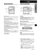 Предварительный просмотр 7 страницы Aiwa CX-NA202 Operating Instructions Manual