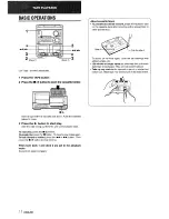 Предварительный просмотр 12 страницы Aiwa CX-NA202 Operating Instructions Manual