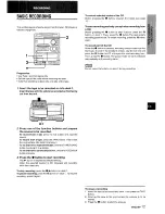 Предварительный просмотр 13 страницы Aiwa CX-NA202 Operating Instructions Manual