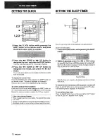 Предварительный просмотр 16 страницы Aiwa CX-NA202 Operating Instructions Manual