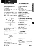 Предварительный просмотр 19 страницы Aiwa CX-NA202 Operating Instructions Manual