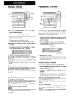 Preview for 8 page of Aiwa CX-NA30 Operating Instructions Manual