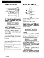 Preview for 62 page of Aiwa CX-NA30 Operating Instructions Manual