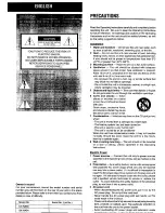 Предварительный просмотр 2 страницы Aiwa CX-NA50 Operating Instructions Manual