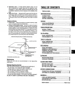 Предварительный просмотр 3 страницы Aiwa CX-NA50 Operating Instructions Manual