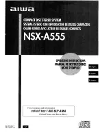 Aiwa CX-NA555 Operating Instructions Manual предпросмотр