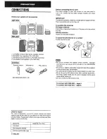 Preview for 4 page of Aiwa CX-NA92 Operating Instructions Manual