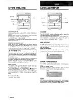 Preview for 8 page of Aiwa CX-NA92 Operating Instructions Manual