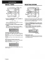 Preview for 10 page of Aiwa CX-NA92 Operating Instructions Manual