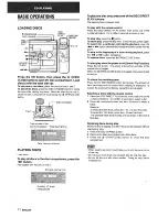 Preview for 12 page of Aiwa CX-NA92 Operating Instructions Manual