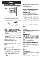 Preview for 20 page of Aiwa CX-NA92 Operating Instructions Manual