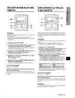 Preview for 69 page of Aiwa CX-NA92 Operating Instructions Manual