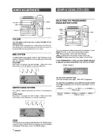 Предварительный просмотр 8 страницы Aiwa CX-NA959 U Operating Instructions Manual