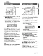 Предварительный просмотр 11 страницы Aiwa CX-NA959 U Operating Instructions Manual