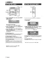 Предварительный просмотр 22 страницы Aiwa CX-NA959 U Operating Instructions Manual