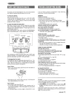 Предварительный просмотр 25 страницы Aiwa CX-NA959 U Operating Instructions Manual