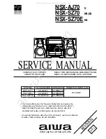 Aiwa CX-NAJ70 Service Manual preview