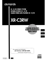 Aiwa CX-NC3RWU Operating Instructions Manual предпросмотр